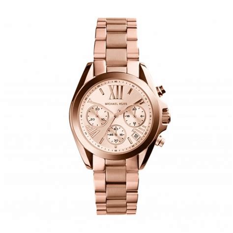 mini bradshaw rose gold michael kors|michael kors mini bradshaw bracelet.